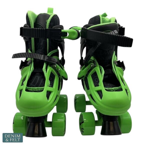 Roller Derby Green Wire Kids’ Adjustable Inline-Quad Combo Skates Sz 3-6 | NEW - Picture 15 of 15